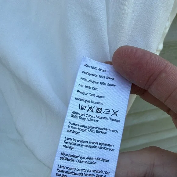 Joules | Dog Print Viscose Button Down Long Sleeve Top size 12 - Picture 5 of 7